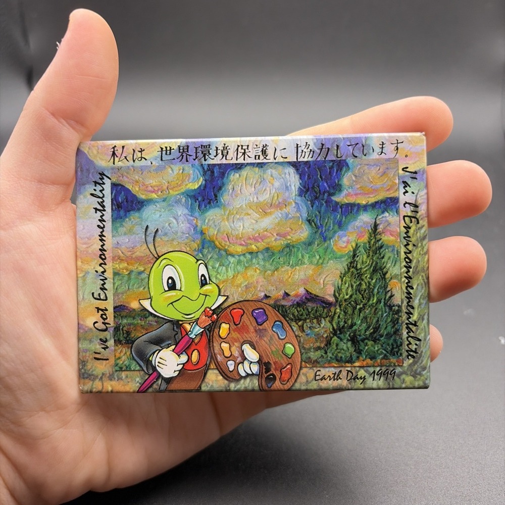Disney Jiminy Cricket Earth Day 1999 I’ve Got Environmentality Pin